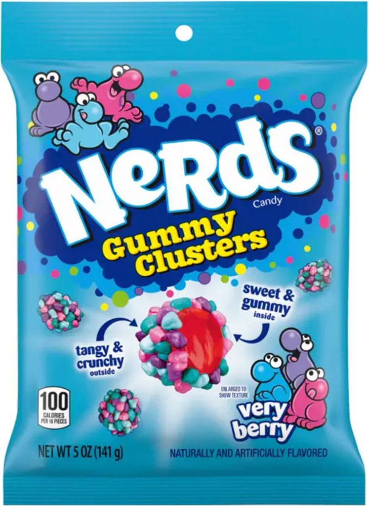 Nerds Gummy Clusters Very Berry 113g
