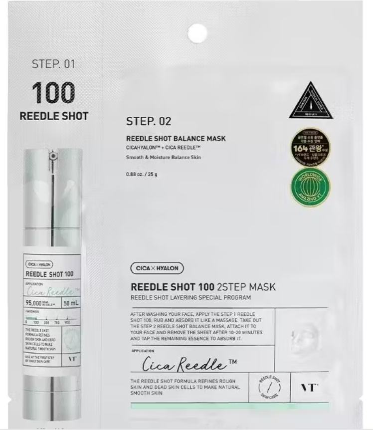 VT COSMETICS Reedle Shot 100 2-Step Mask