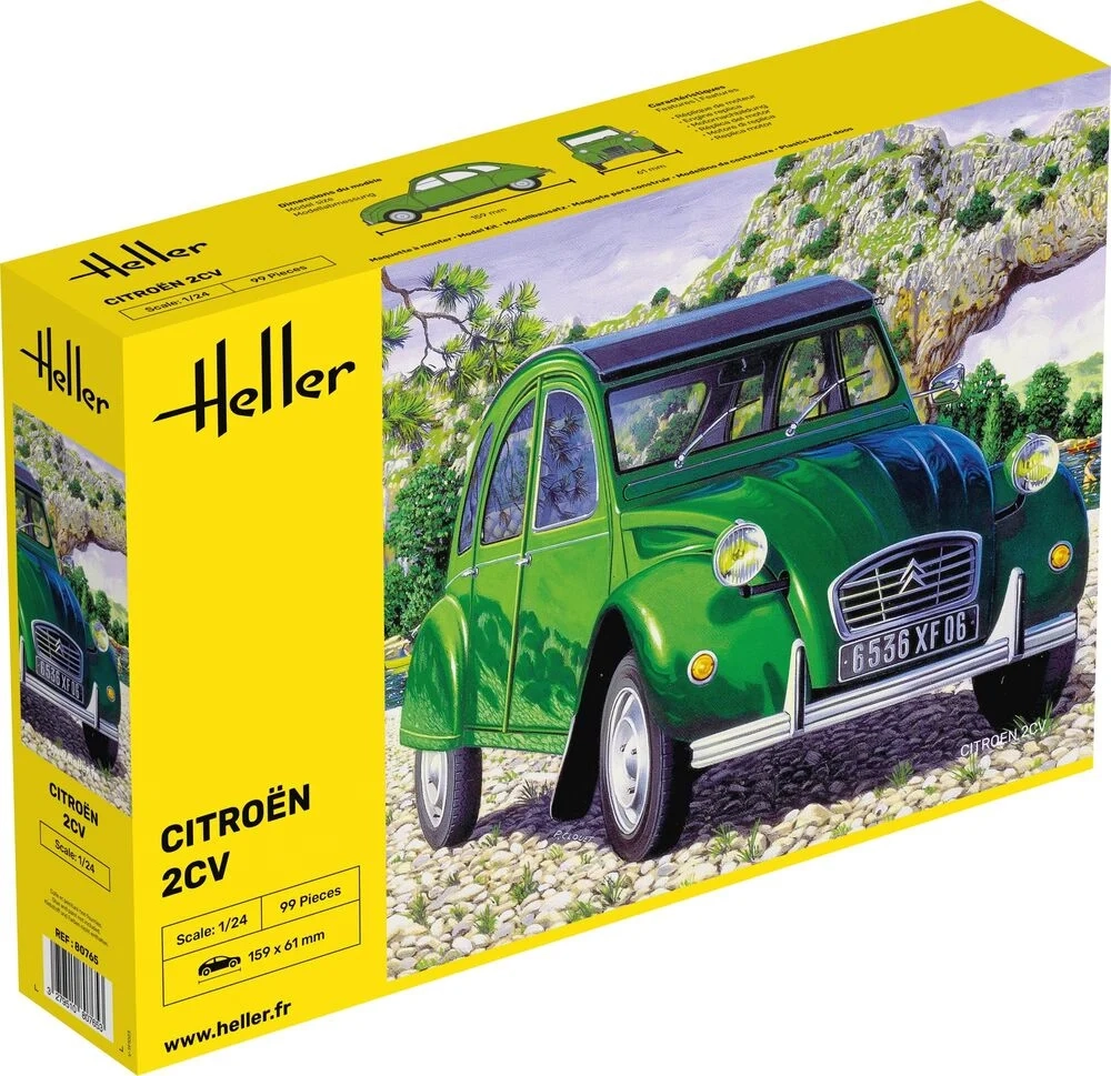 Heller Starter Kit Citroen 2 CV