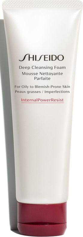 shiseido deep cleansing foam for oily to blemish-prone skin 125 ml