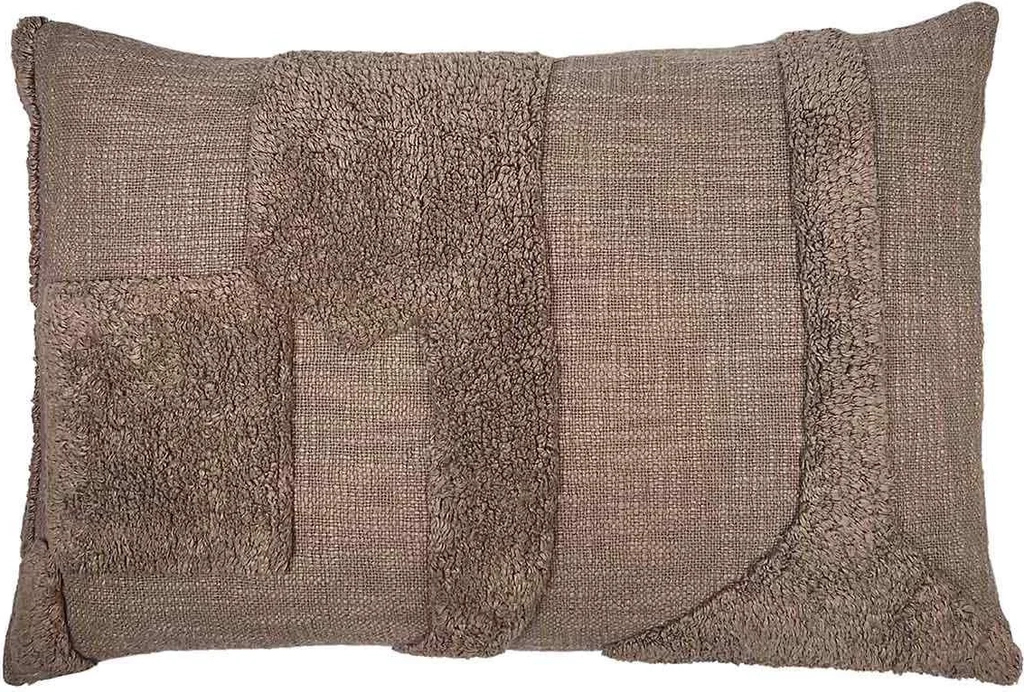 moud home kala pudebetræk 40x60 cm, brun