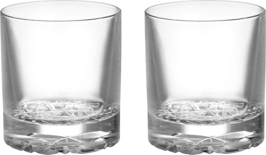 Orrefors Carat Old Fashioned Whiskyglas 21cl 2stk