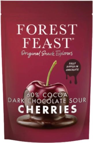 Forest Feast Dark Chocolate-Coated Sour Cherries 120 g