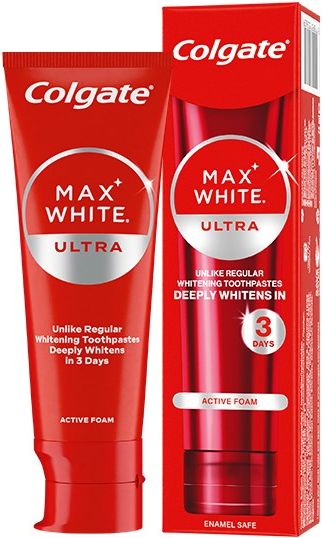 colgate max white ultra foam 75 ml