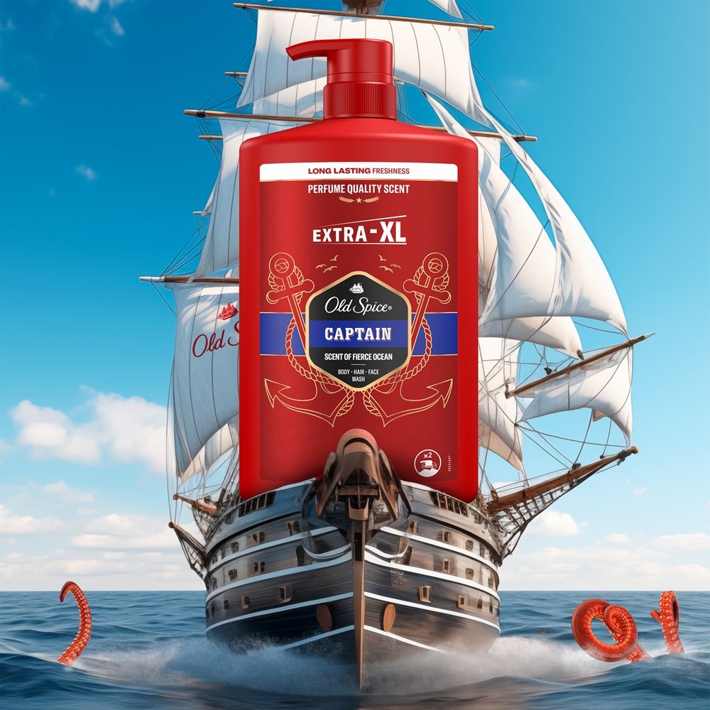 Old Spice Captain Brusegel shampoo