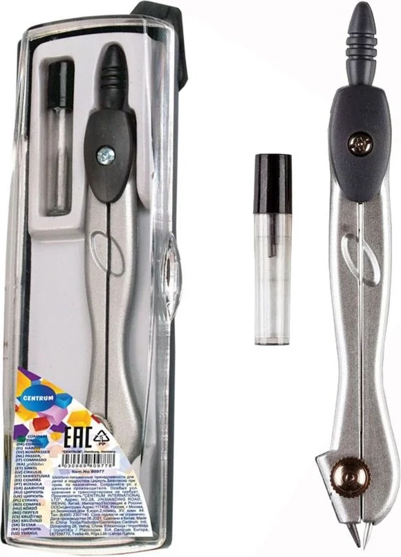Centrum Metalpasser Med Stift 80977