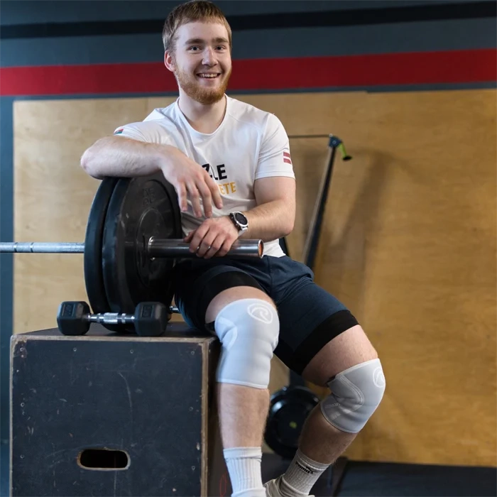 Rehband RX Knee Sleeve 5mm Arctic White