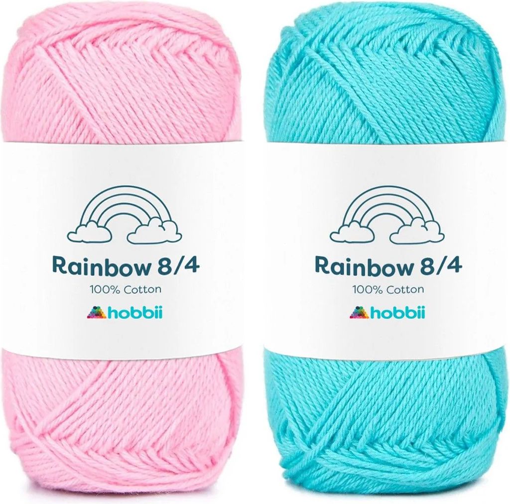 rainbow cotton 8/4