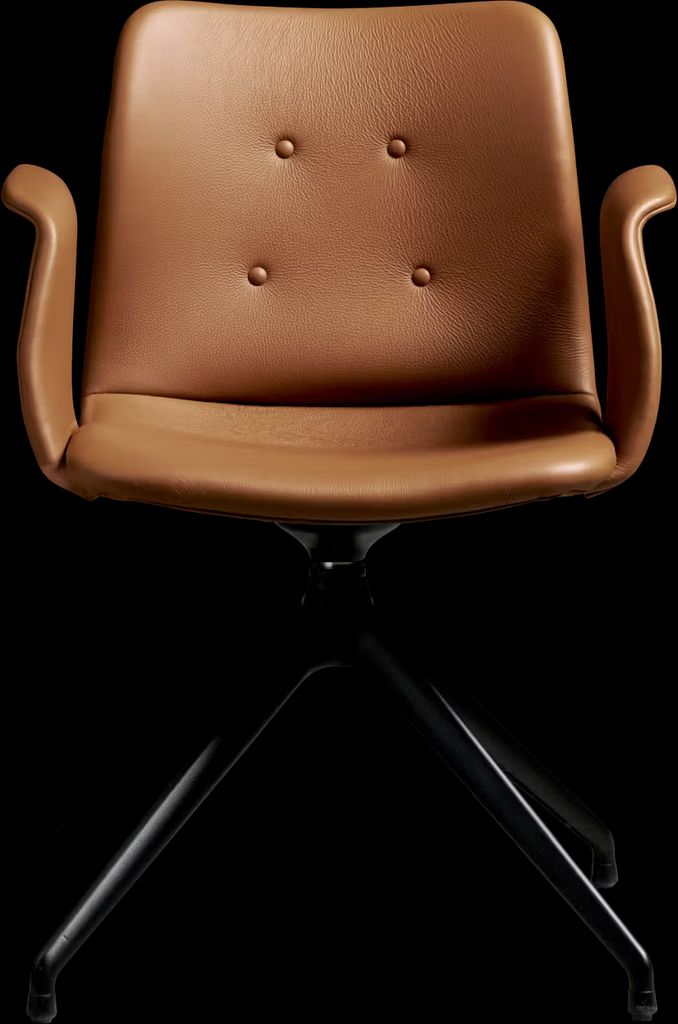 Sibast Furniture Primum 4-Star Spisebordsstol Med Swivel Sort Zenso 3 207 Køkkenstol