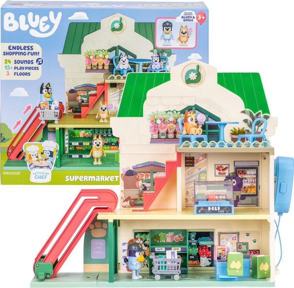 Legetøj playset Bluey med lys og lyd