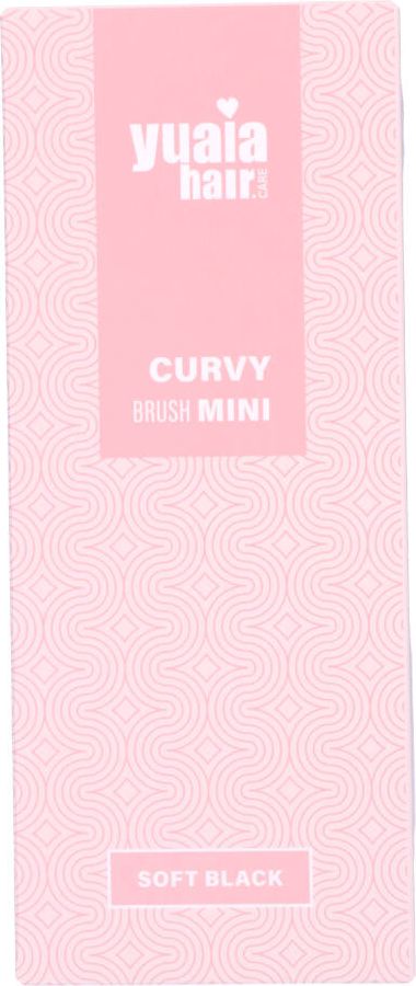 yuaia curvy brush mini soft black