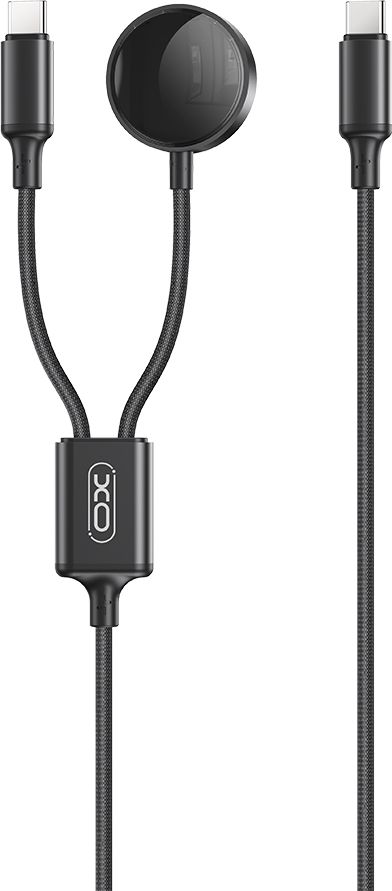 xo cx030 magnetisk apple watch oplader - usb-c - sort