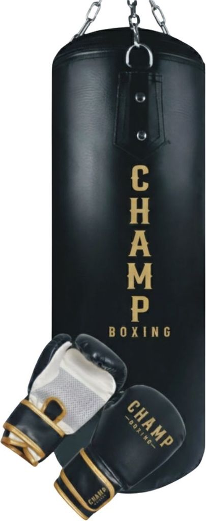 champ junior boksesæt 11 kg - sort/guld