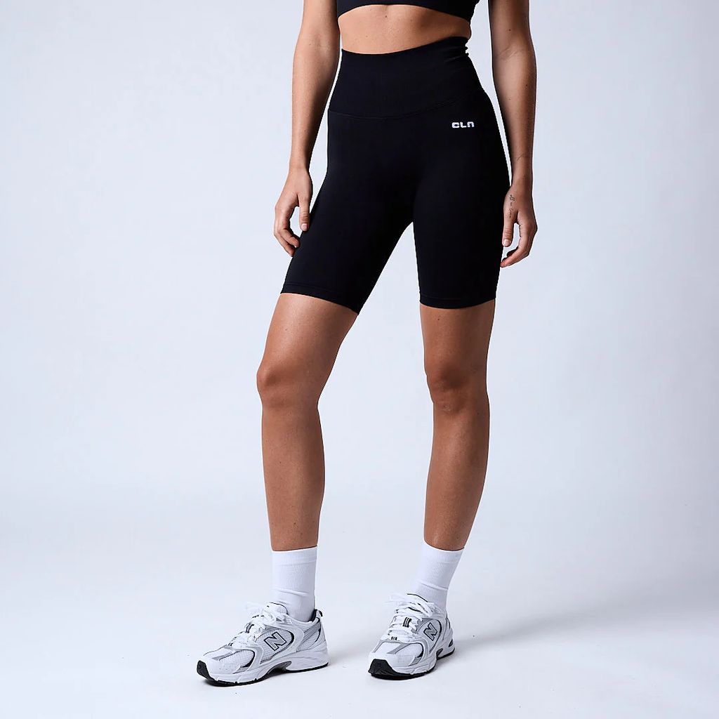 evoque seamless biker shorts black