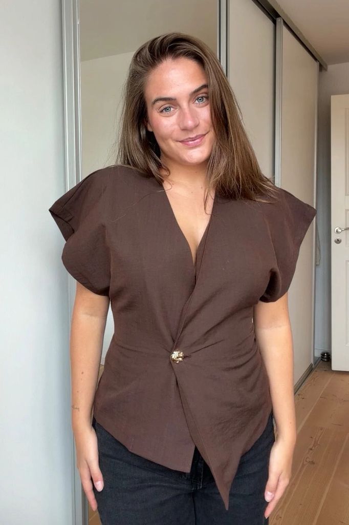 sister’s point top gevela-ve brown