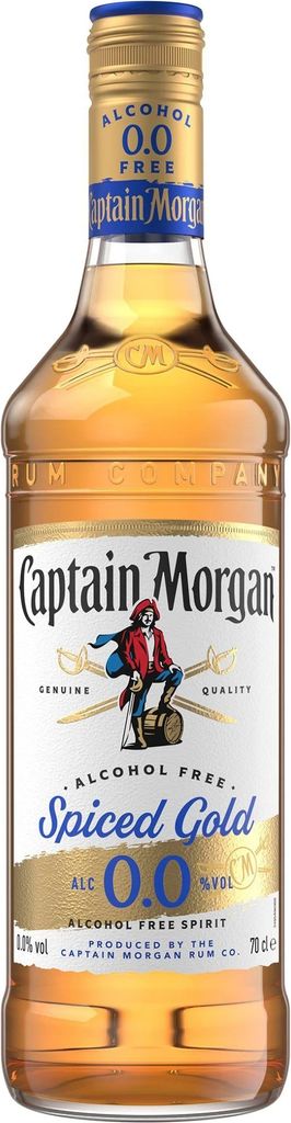 Captain Morgan Original Spiced Gold Rum Alcohol Free 40% 70 cl