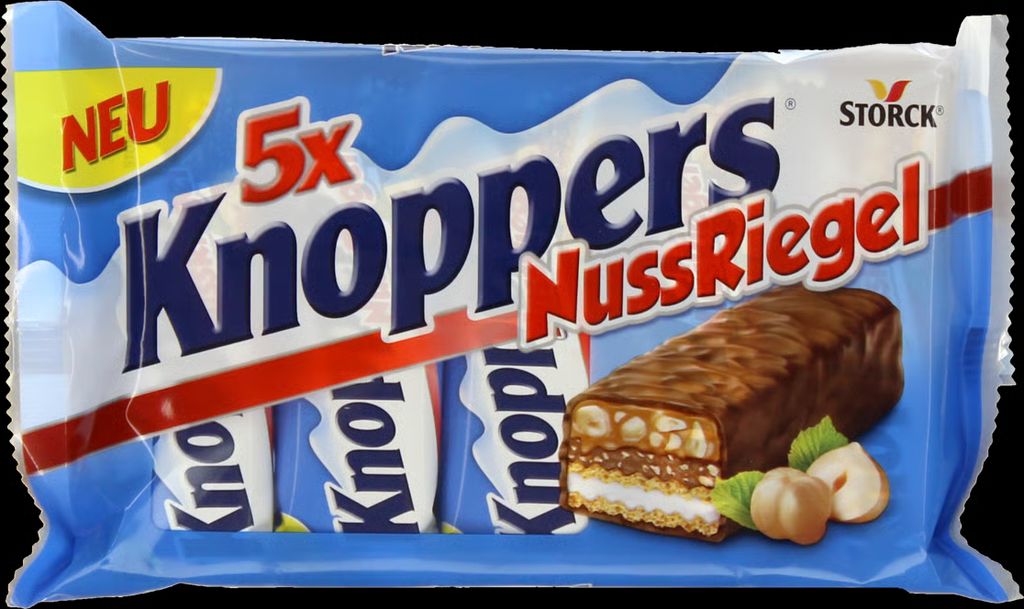 knoppers nussriegel 5-pak 200 g