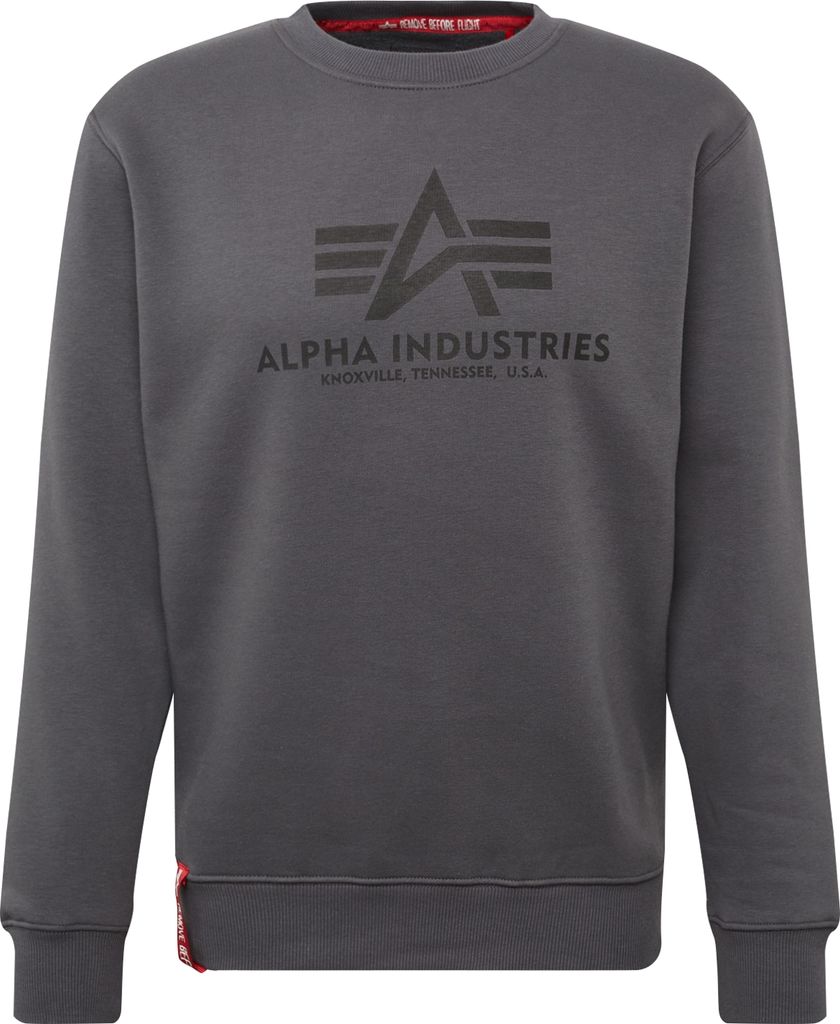 ALPHA INDUSTRIES Sweatshirt  antracit / mørkegrå