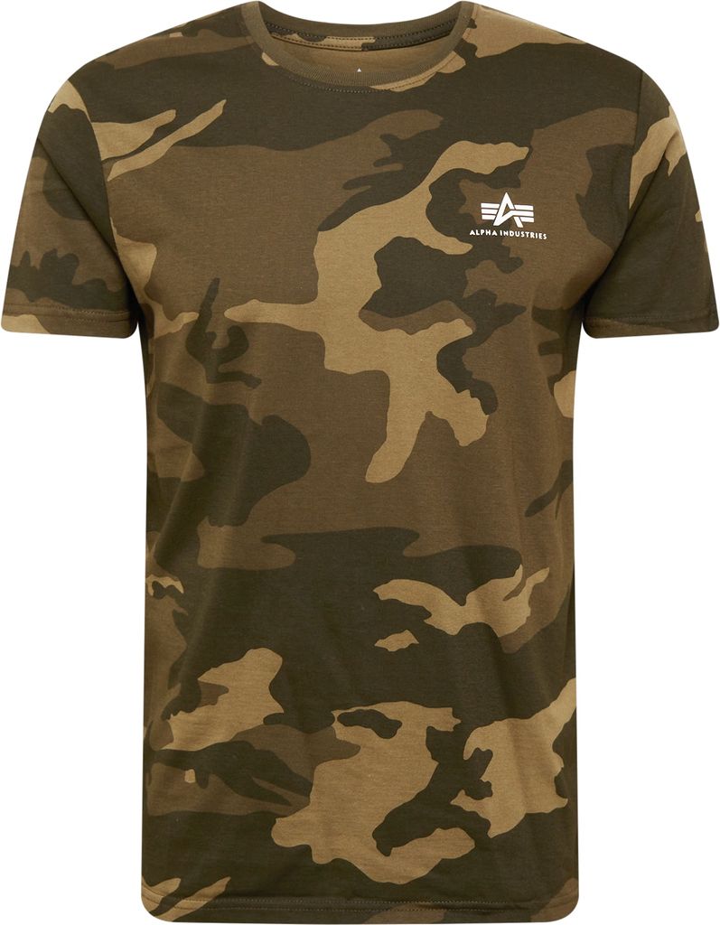 ALPHA INDUSTRIES Bluser & t-shirts  lysebrun / khaki / oliven / hvid