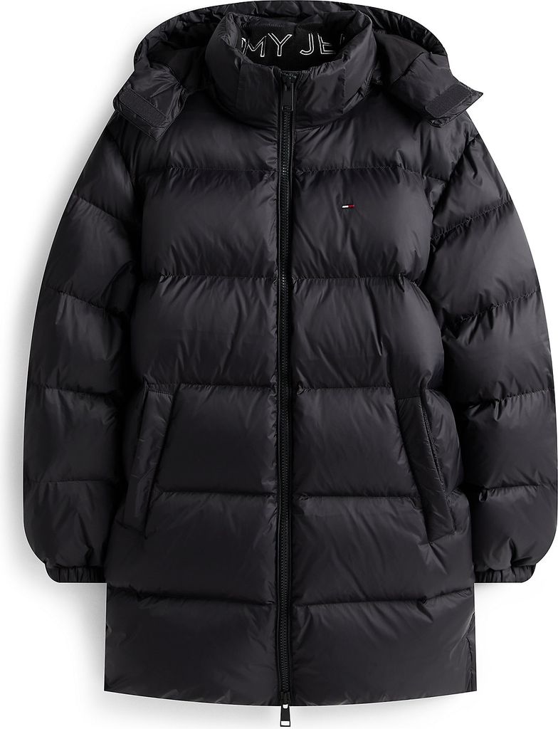Tommy Jeans Vinterjakke 'ESSENTIAL'  sort