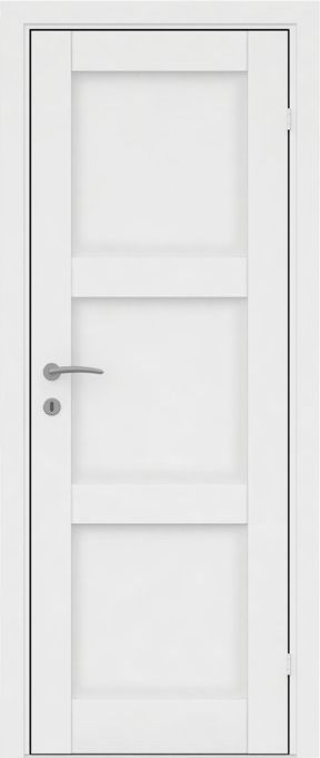 dør fashion 3 hvidmalet 62,5 x 204 cm