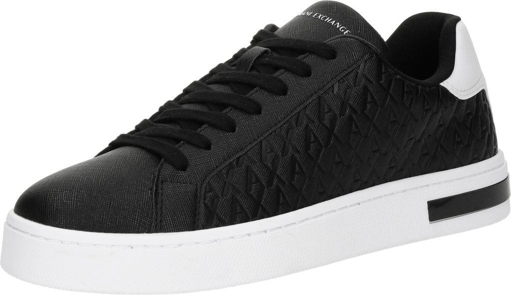 ARMANI EXCHANGE Sneaker low 'LONDON'  sort / hvid