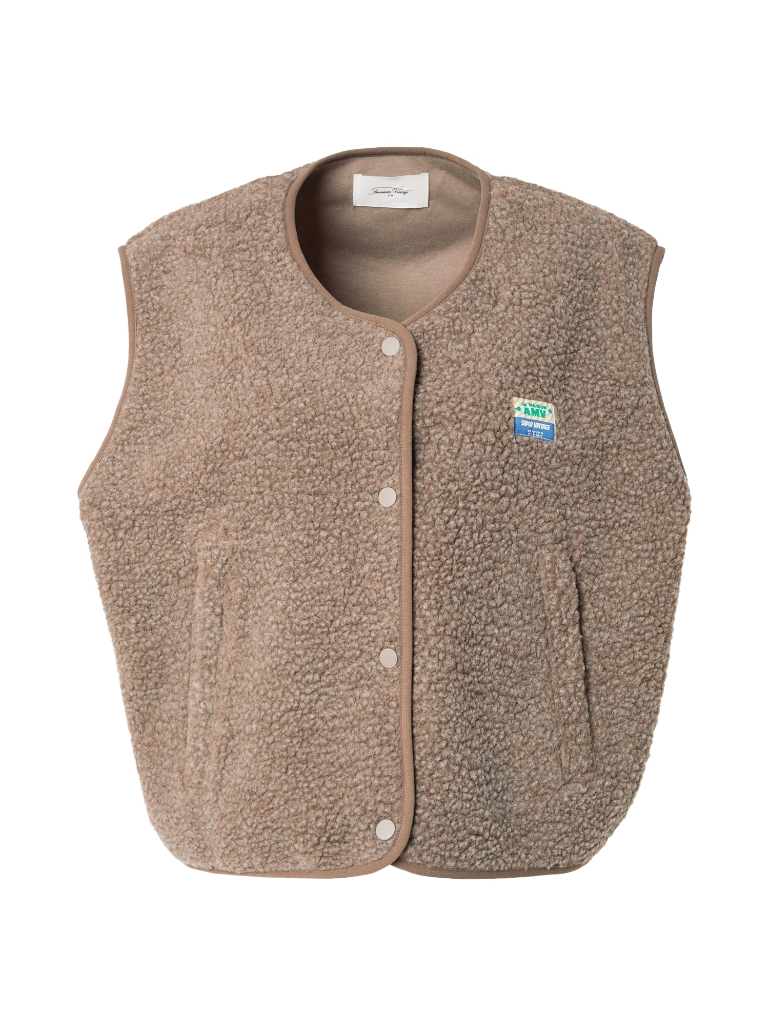 AMERICAN VINTAGE Vest 'Hoktown'  mørkebeige