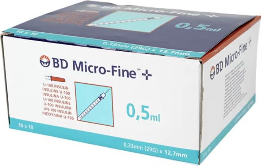 BD Micro Fine 0.30 Sprøjte Kanyle 100-pack