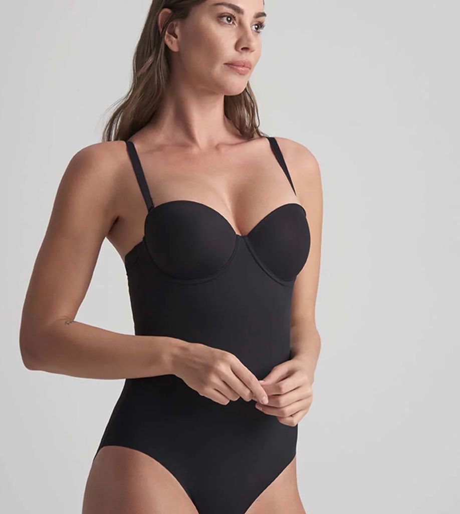 Bye Bra Sculpting Padded Wire Bodystocking - Sort