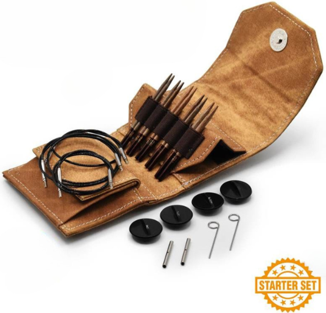 Lykke Udskiftelige Rundpindesæt Umber Starter Set 9 cm