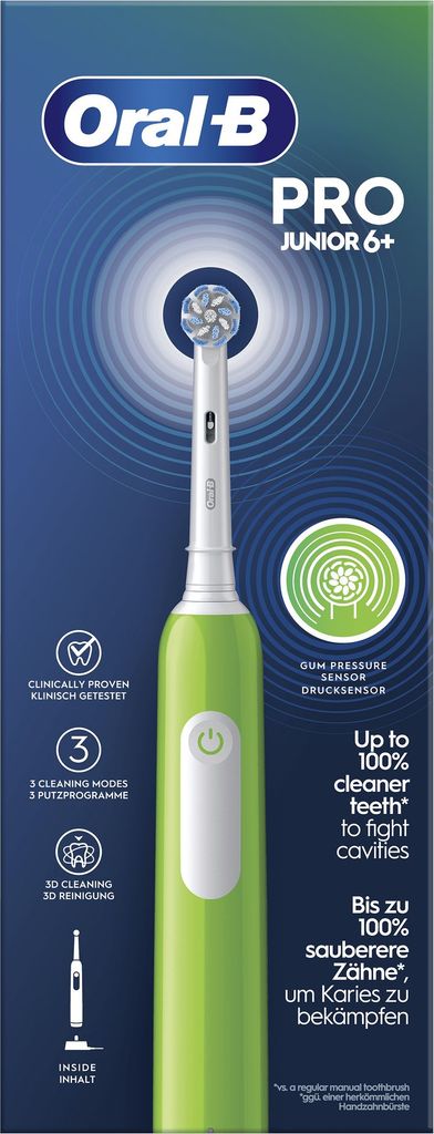 Oral-B Junior 8006540743027 elektrisk tandbørste Barn Roterende tandbørste Grøn