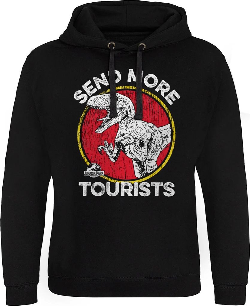 jurassic park - send more tourists epic hoodie