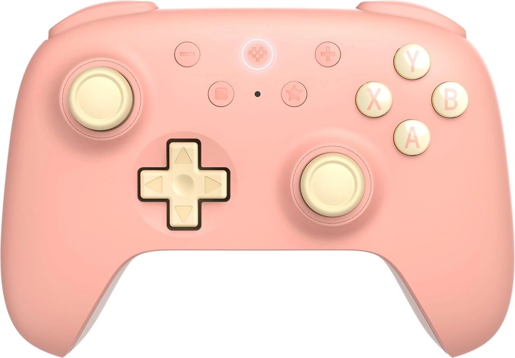 8bitdo ultimate 2c trådløs håndkontrol med hall effect - fersken