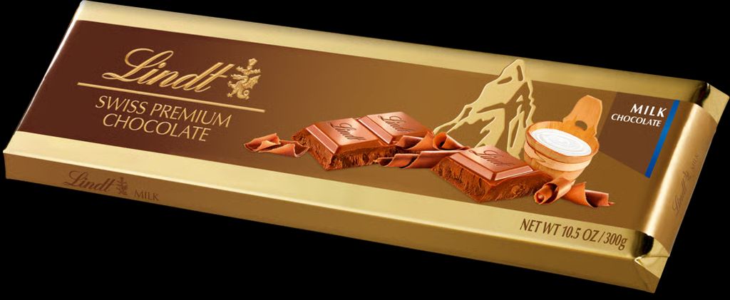 lindt gold bar milk 300g