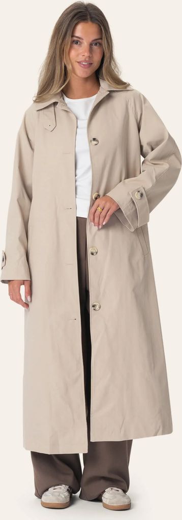 BYIC Avaic Trenchcoat Beige Kvinde Beige Trenchcoats Str XS - hos Magasin