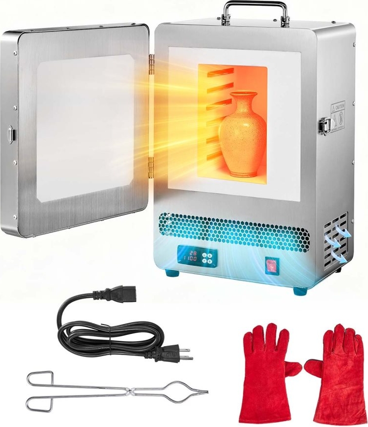 VEVOR Elektrisk Digital Smelteovn 1650W