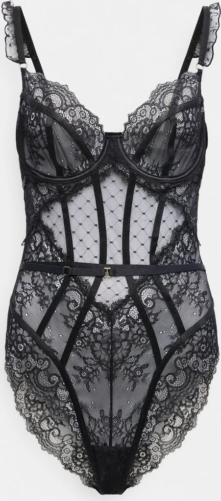sweet heart - body / bodystocking - black