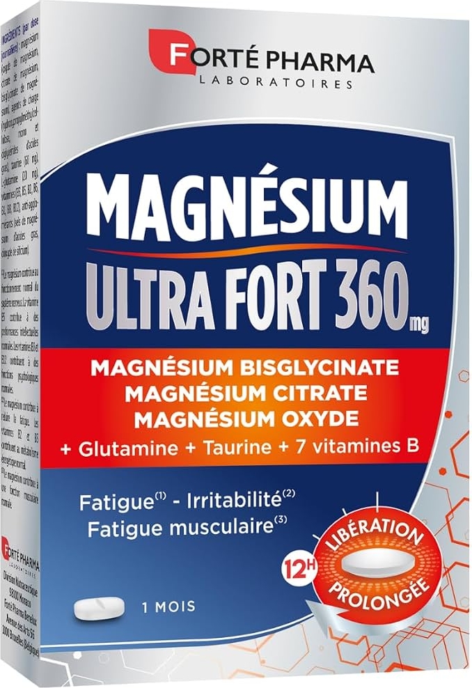 forté pharma magnesium ultra strong 360 stress and fatigue 30 tablets
