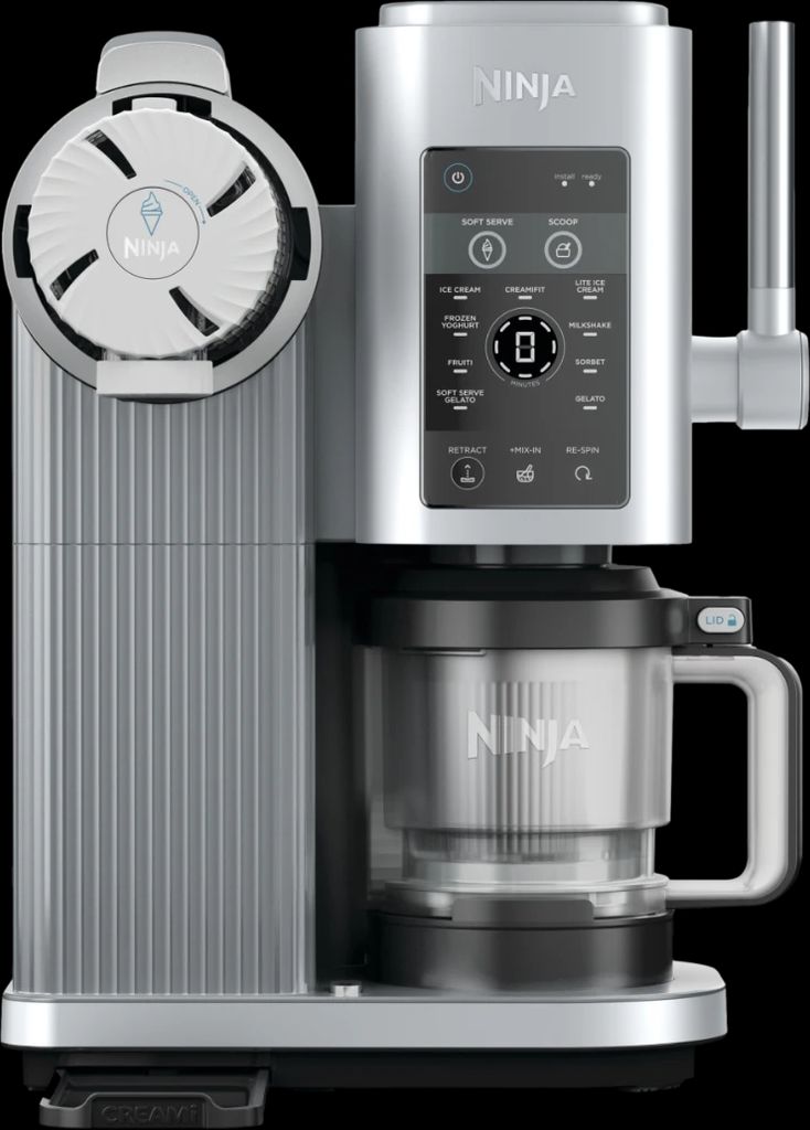 ninja swirl fra creami ismaskine nc701eu (platinsølv)