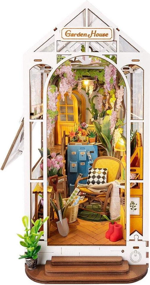 Robotime Rolife Miniatyr Diorama Boknok Wonderland Garden House