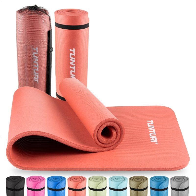 tunturi nbr treningsmatte 1,5 cm. - pink