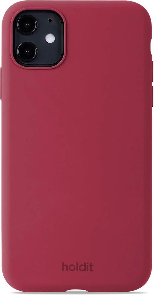 Holdit iPhone 11 Soft Touch Silikone Cover - Red Velvet
