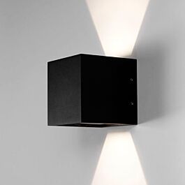 cube væg led up/down sort