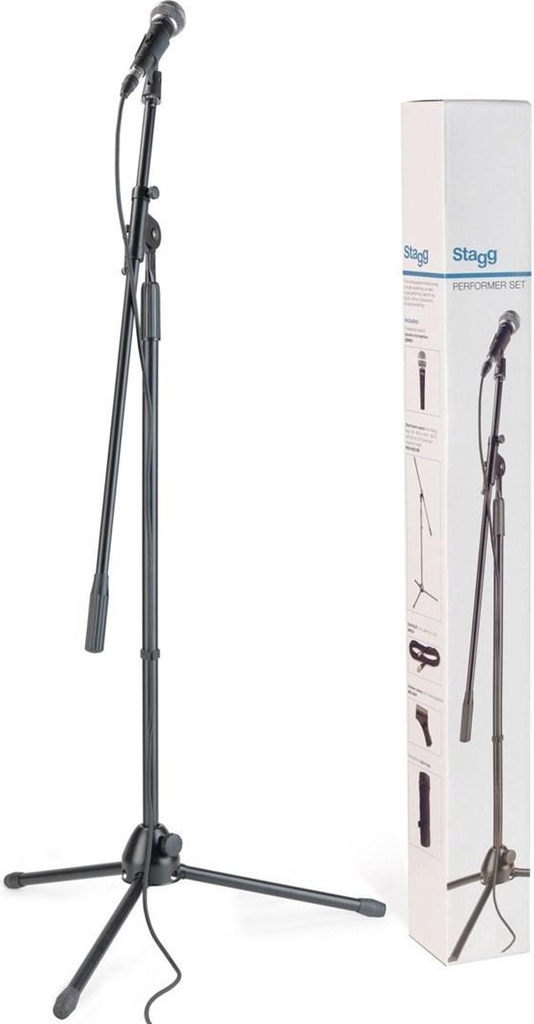 Stagg SDM50 SET mikrofonsæt med mikrofonstativ