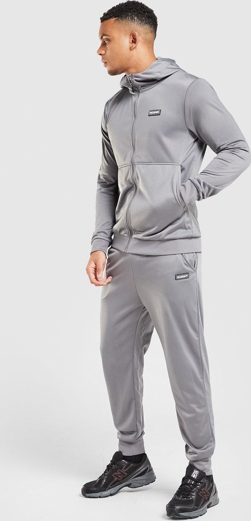 McKenzie Dalston Poly Full Zip Tracksuit - Grå