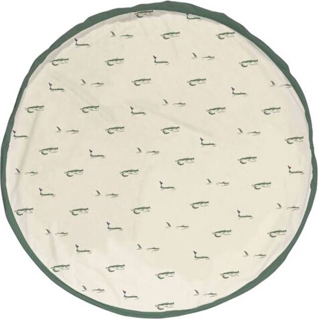 Play&Go Legetøjstæppe 140 cm 2-i-1 Crocodile