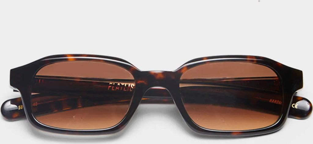 hanky sunglasses in dark tortoise and brown gradient
