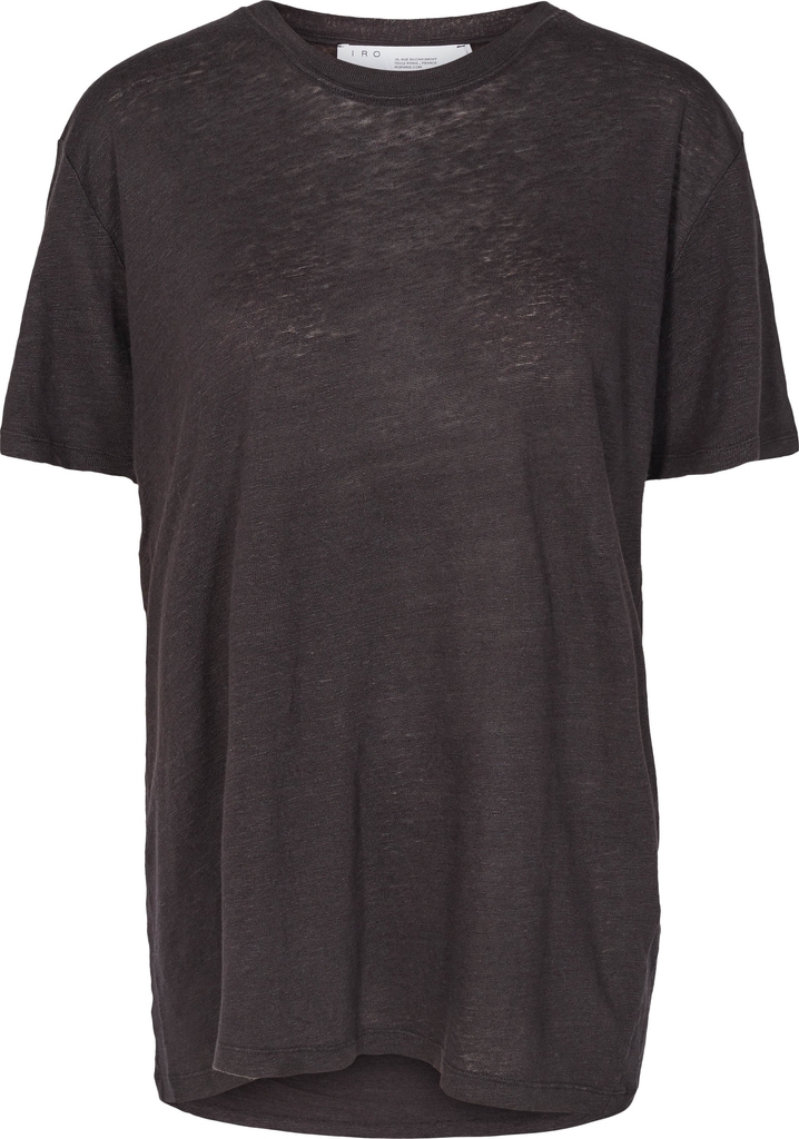 IRO Luciana Kvinde Black Kortærmede T-shirts Str XS - hos Magasin