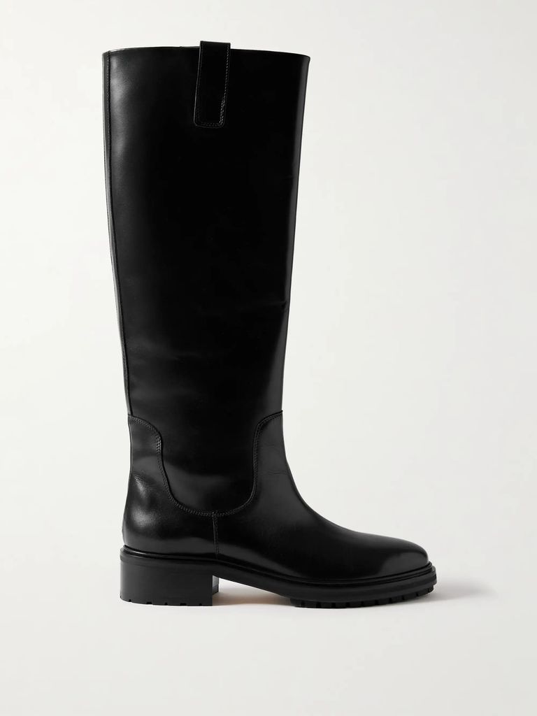henry leather knee boots