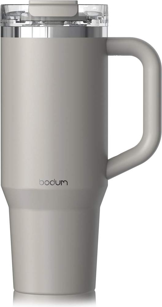 Bodum Travel Mug 1.2 Liter Rustfrit Stål Cloud Grey Termokop